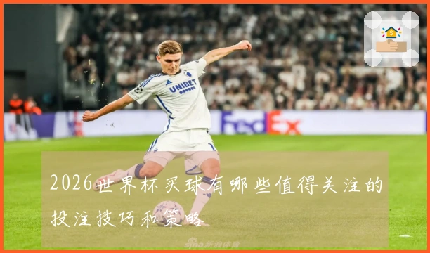 2026世界杯买球有哪些值得关注的投注技巧和策略