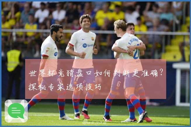 世界杯竞猜盘口如何判断更准确？探秘专家选项技巧